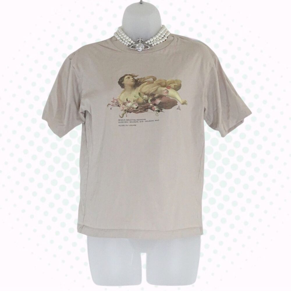 UT by Uniqlo x The Louvre Nessus Abducts Deianira Painting Graphic Shirt Size XS